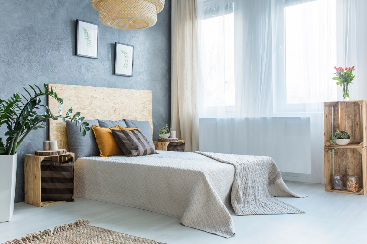 aplikasikan warna-warna cerah pada kamar tidur sederhana casa indonesia